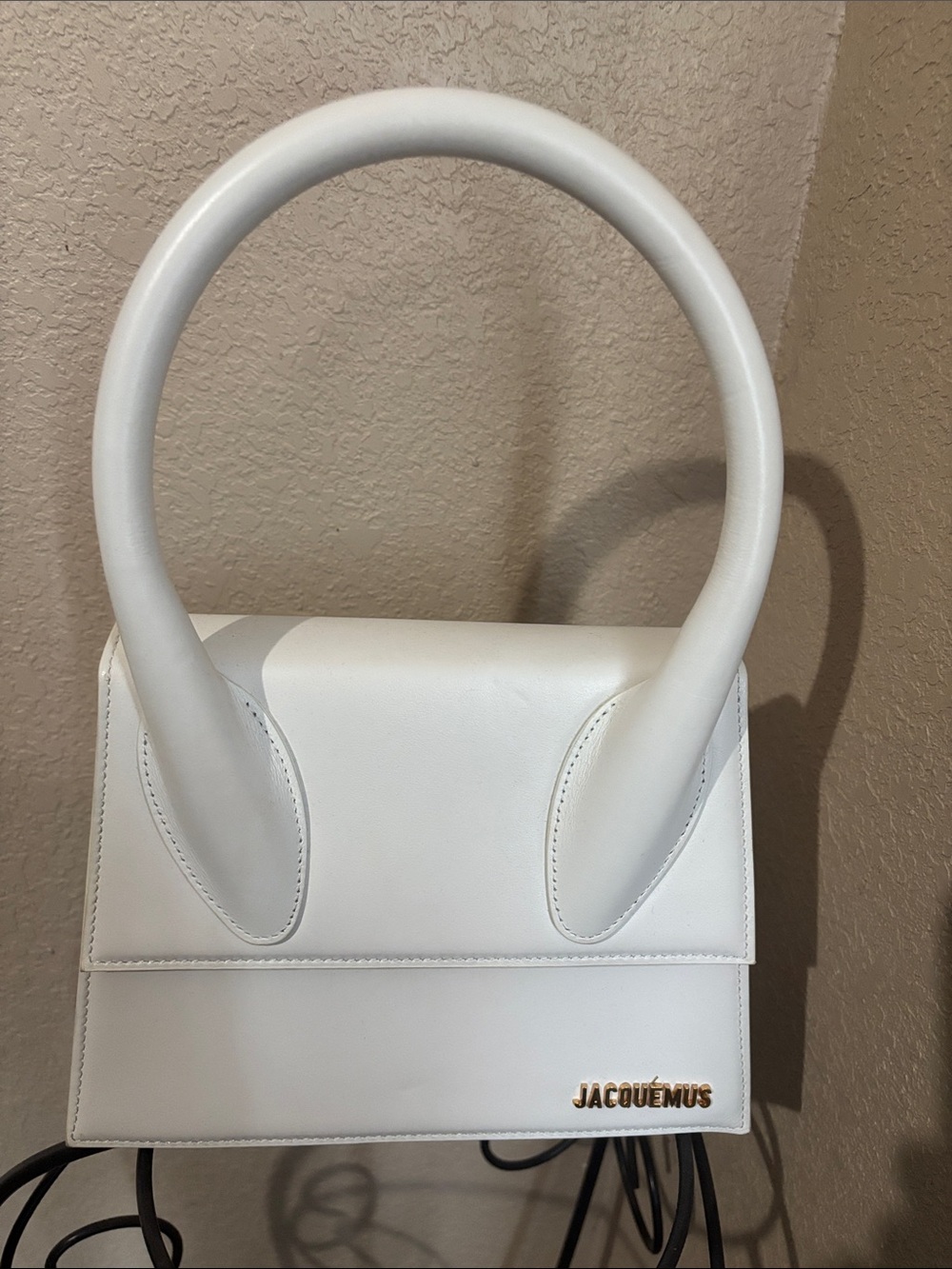 Jacquemus White Mini Top-Handle Bag